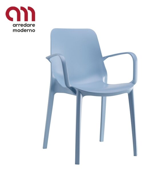 Chair Ginevra with armrests Scab