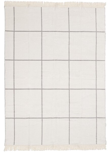 Blanket Cotton Cloud 150x200 Grey&Ecru Check