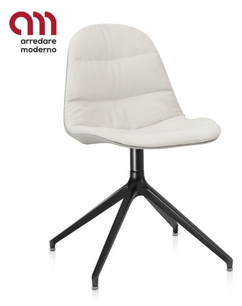 Mood Bontempi Casa swivel covered in aluminum