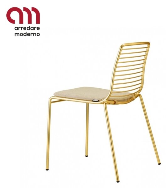 Chair Summer Scab satin brass