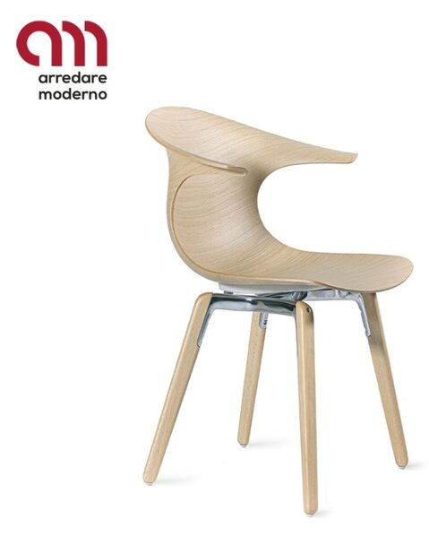 Chair Loop 3D Wood wooden legs Infiniti Design