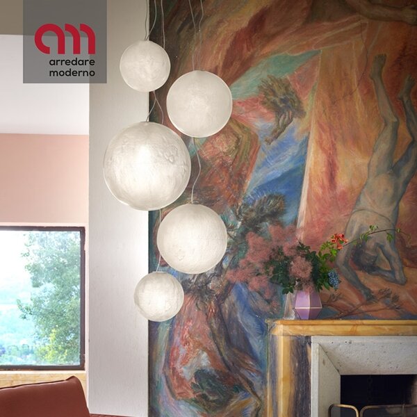 Suspension lamp Murano Slide