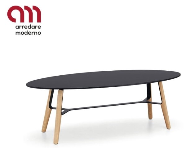 Liù Midj Coffee table with oval top