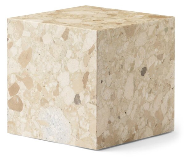 Audo Copenhagen Plinth Cubic pedestal 40x40 cm Kunis Breccia