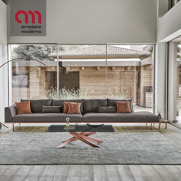 Dakota Bontempi casa Sofa with 3 linear places