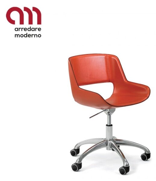 Amaranta Enrico Pellizzoni office chair with casters