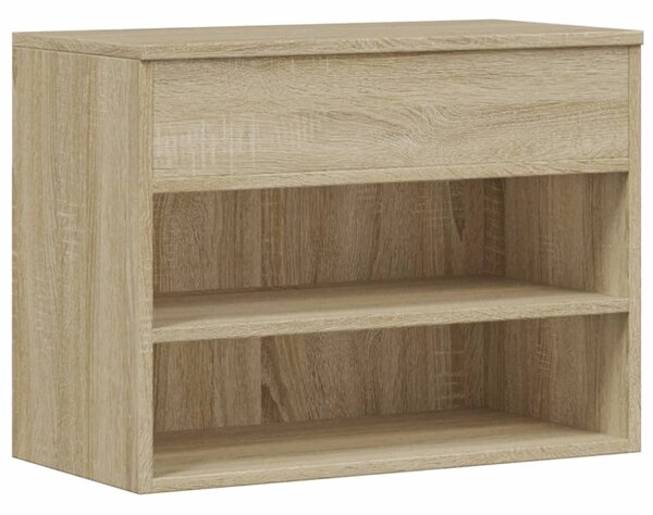 Shoe Bench Sonoma Oak 60x30x45 cm Engineered Wood