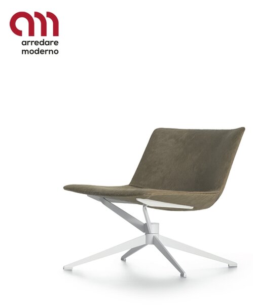 Neil MDF Italia Lounge Chair without armrest