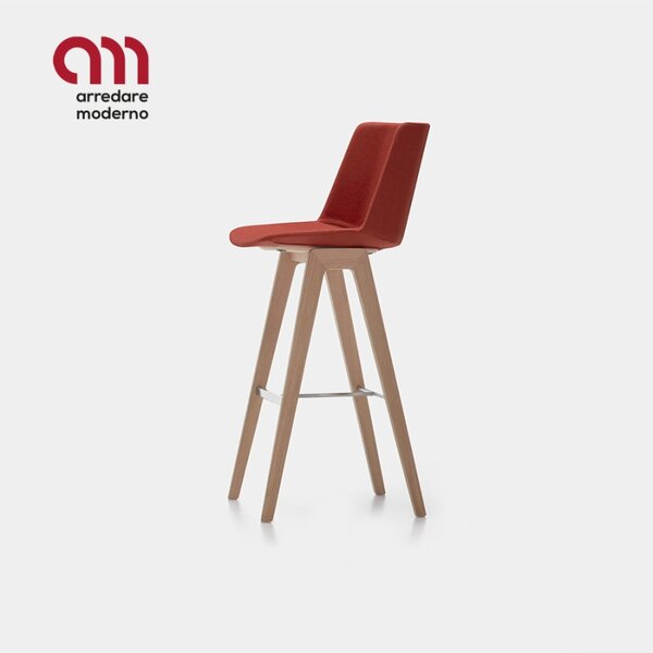 Aiku MDF Italia Wooden Legs Stool