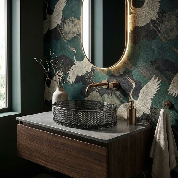 Countertop washbasin REA Mirella Black