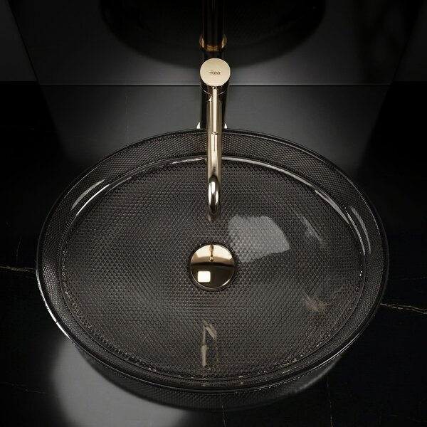 Countertop washbasin REA Mirella Black