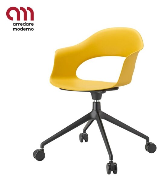 Lady B Scab Design chair with wheels and technopolymer shell