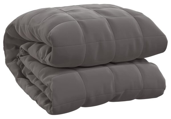 Weighted Blanket Grey 200x200 cm 9 kg Fabric