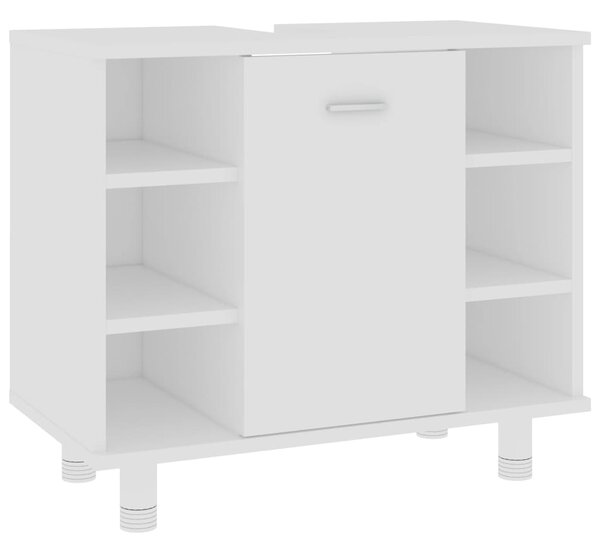 Bathroom Cabinet White 60x32x53.5 cm Engineered Wood