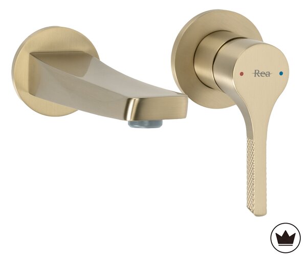 Concealed washbasin mixer REA Maxim Brush Gold + BOX