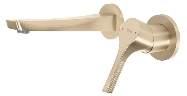Concealed washbasin mixer REA Maxim Brush Gold + BOX
