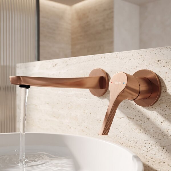 Concealed washbasin mixer REA VISION Brush Copper + BOX