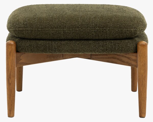 Scott Footstool in Green Boucle