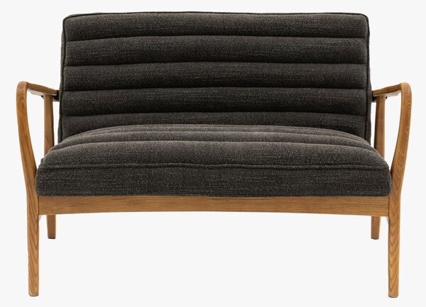 Scott Two-Seater Boucle Sofa in Charcoal