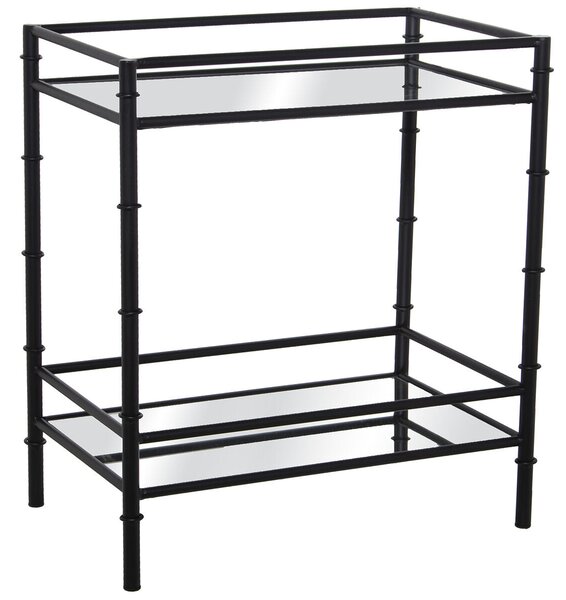 Side table Alexandra House Living Black 54 x 60 x 34 cm