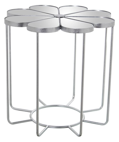 Side table Alexandra House Living Silver 63 x 61 x 63 cm