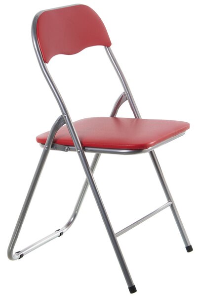 Folding Chair Alexandra House Living Red 44 x 78 x 46 cm