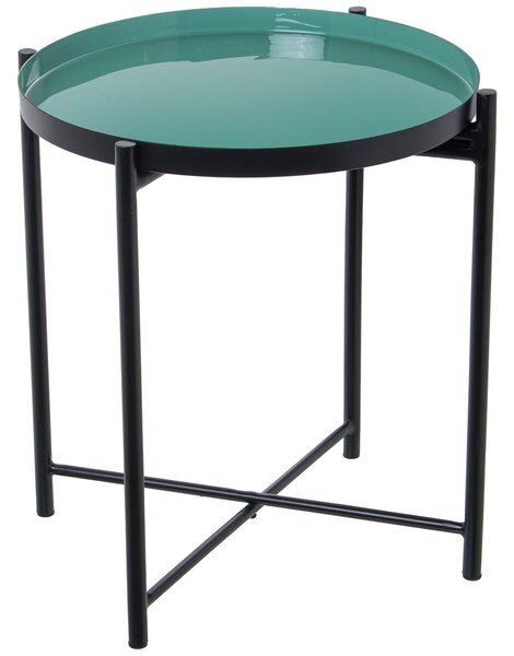 Side table Alexandra House Living Black Green 50 x 52 x 50 cm