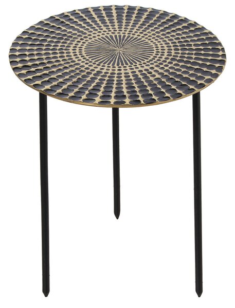 Side table Alexandra House Living Black Golden 36 x 45 x 36 cm