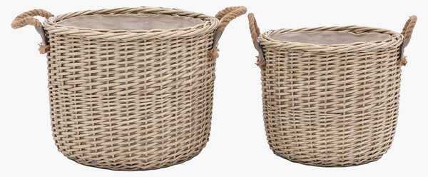 Rowan Round Baskets, Set of 2