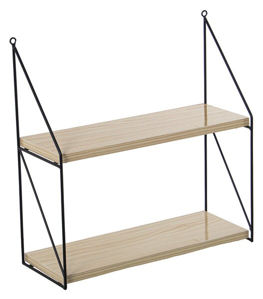 Shelve Alexandra House Living Brown Black Wood 42 x 43 x 15 cm