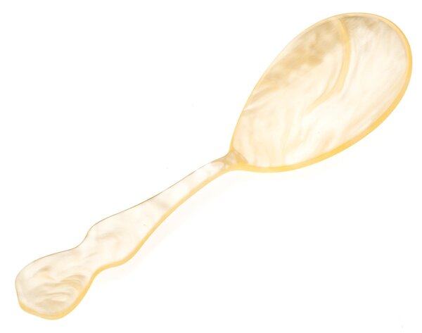 Ivory Pearlescent Methacrylate CHIC Risotto Spoon 182 mm