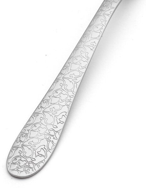 ARABESQUE Coffee Spoon in 18.10 AISI304 Stainless Steel, 133 mm Length, Dishwasher Safe Stainless Steel Handle