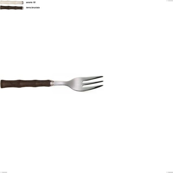 Dessert Fork Acqua Eme, Polished 18/10 AISI 304 Stainless Steel with Acrylic Handle, Length 150 mm