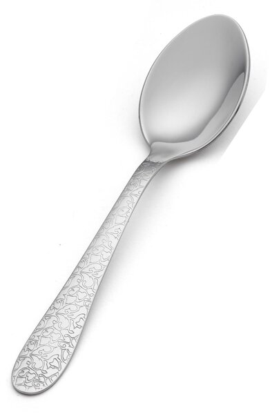 ARABESQUE Coffee Spoon in 18.10 AISI304 Stainless Steel, 133 mm Length, Dishwasher Safe Stainless Steel Handle