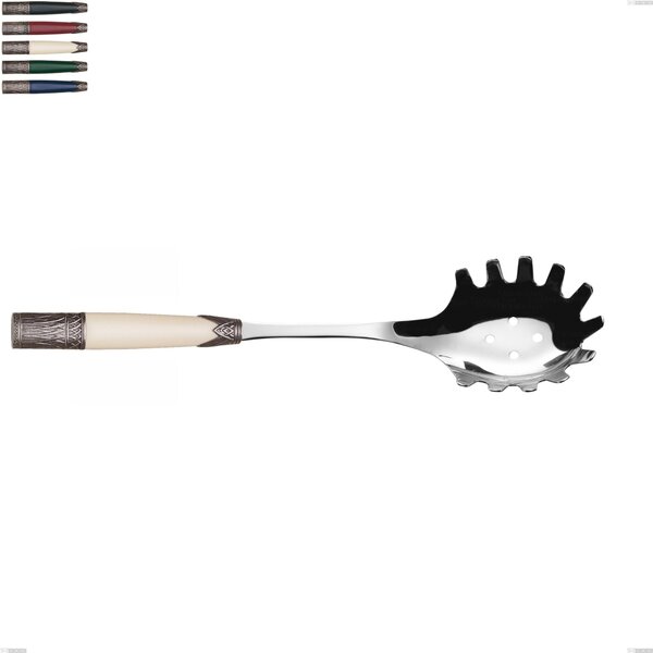 Aria Spaghetti Measurer, 18/10 AISI304 Stainless Steel Coloured, Dimensions 298 mm with Acrylic and Metal Handle