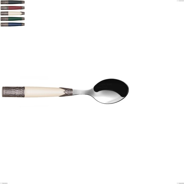 Table Spoon Aria, 18/10 AISI304 Stainless Steel Coloured 205 mm Handle in Acrylic and Metal