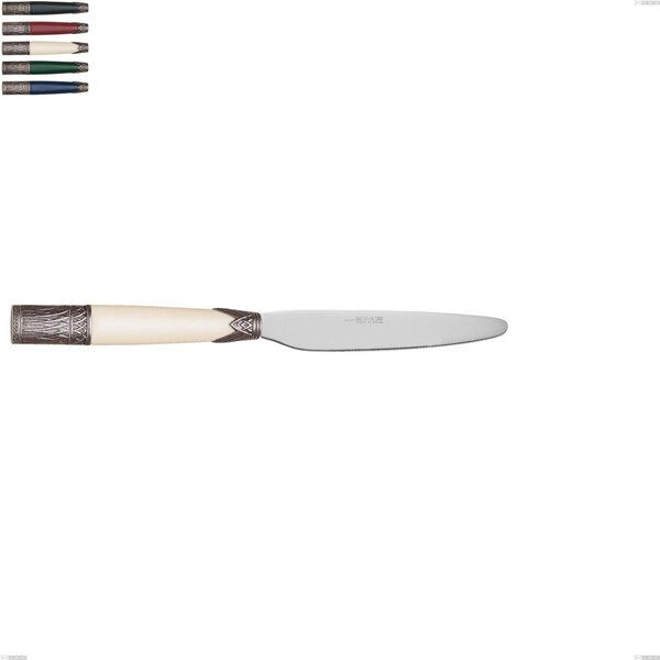 Aria Table Knife, 18/10 AISI304 Stainless Steel Coloured, 227 mm, Acrylic and Metal Handle