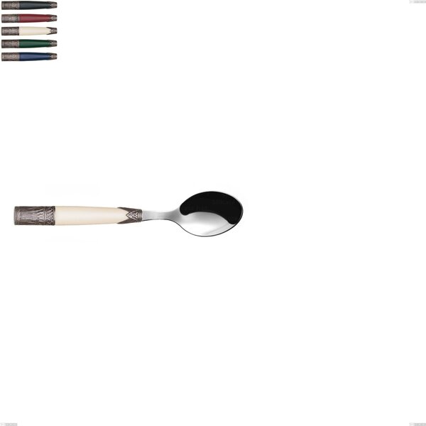 Aria Coffee Spoon, 18/10 AISI304 Stainless Steel, Coloured, 142 mm, Acrylic and Metal Handle