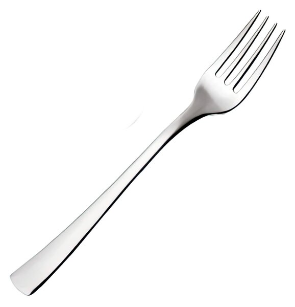 ALFA Table Fork in 18.10 AISI304 Stainless Steel Length 190 mm Polished Stainless Steel Handle Dishwasher Safe