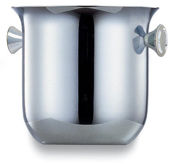 Medium Ice Bucket �15.5xh15 cm ALEX in 18.10 Polished Stainless Steel with Burnished Stainless Steel Handle