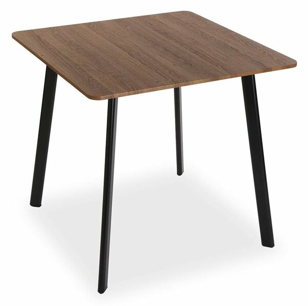 Table Versa Klaudia Wood Metal Melamin MDF Wood 80 x 75 x 80 cm