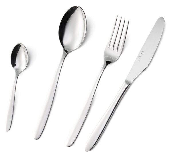 75-Piece ARMONIA Cutlery Set in 18.10 Stainless Steel, Mirror-Polished, 3mm Thickness, in Gift Box