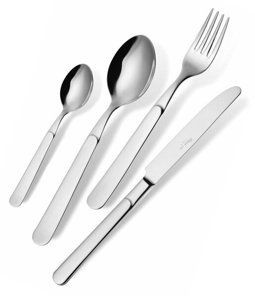 ARES 24-piece Cutlery Set for 6 Table Settings, Stainless Steel 18.10 AISI304 2 mm
