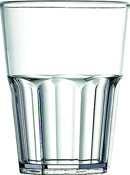 Octagonal Beverage Glasses SAN � 13.4xh19 cm - 1.5 L ARTIC 6 Pieces Transparent Colour