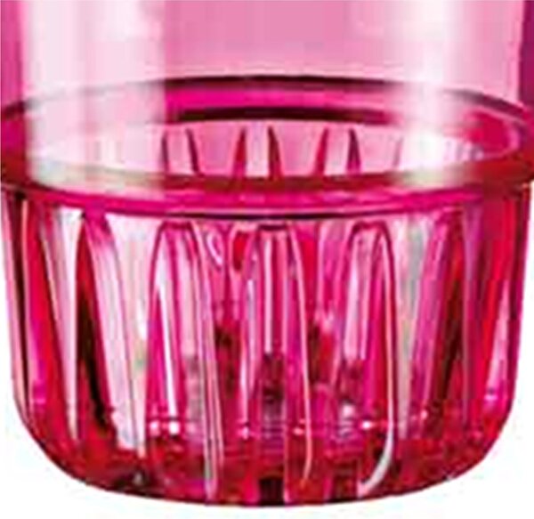 Policarbonate Tumbler Glasses � 9xh9.2 cm - 350 ml ARTIC Pack of 24 Pieces Fuchsia Colour