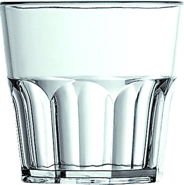Octagonal Stackable Minidrink & Shot SAN Glass � 7.1xh6.8 cm - 160 ml ARTIC Pack of 60 Pieces Transparent Colour