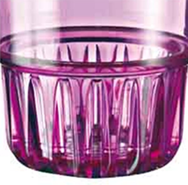 Policarbonate Tumbler Glasses � 9xh9.2 cm - 350 ml ARTIC Pack of 24 Pieces Purple Colour
