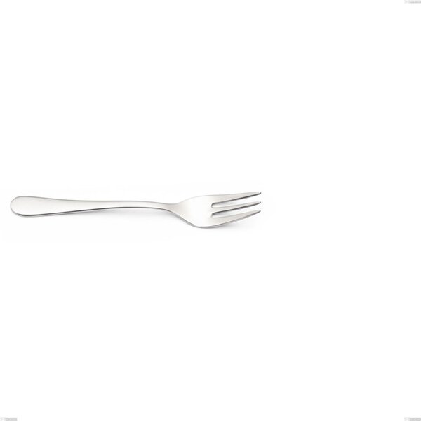 Dessert Fork Beta, 18.10 (AISI304), 4mm Thickness, 150 mm Length, Polished Stainless Steel Finish