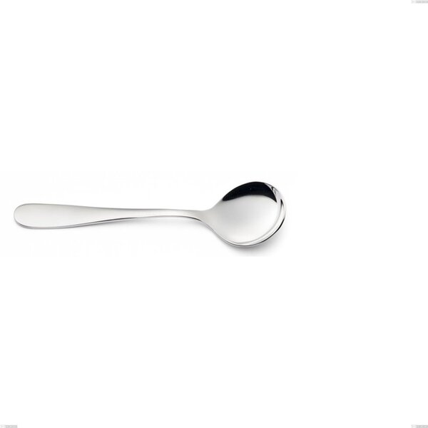 Beta Soup Spoon, 18.10 (AISI304), 4mm Thickness, 168 mm Length, Polished Stainless Steel Finish