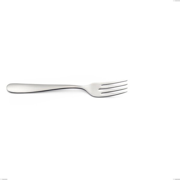 Beta Fish Fork, 18.10 (AISI304), 4mm Thickness, 243 mm Length, Polished Stainless Steel Finish